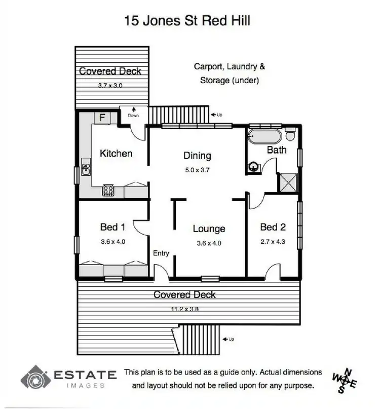 Floorplan of Homely house listing, 15 Jones Street, Red Hill QLD 4059