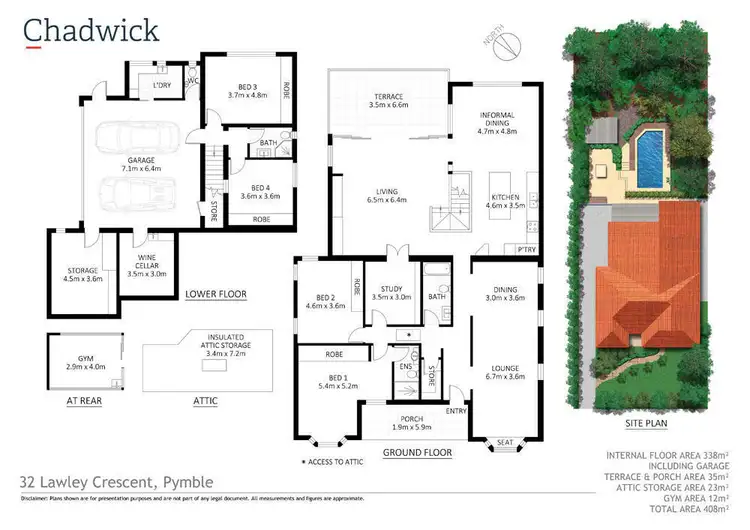Floorplan of Homely house listing, 32 Lawley Crescent, Pymble NSW 2073