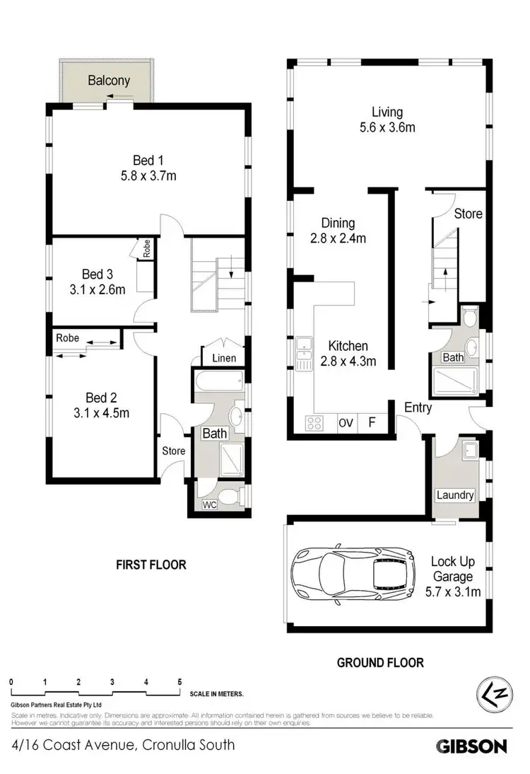 Floorplan of Homely apartment listing, 4/16 Coast Avenue, Cronulla NSW 2230