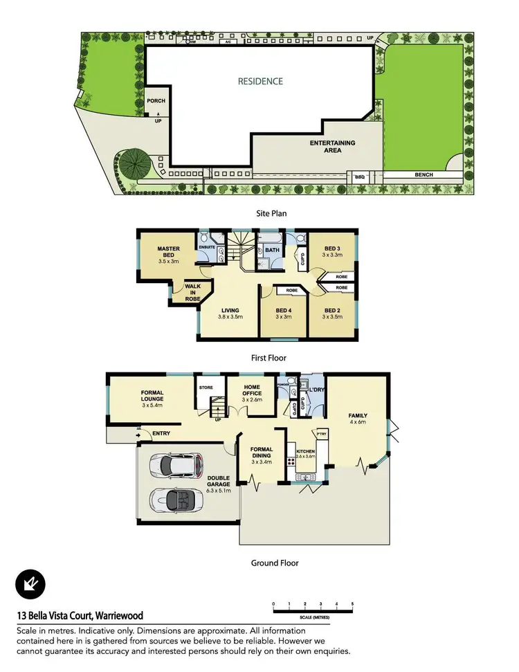 Floorplan of Homely house listing, 13 Bella Vista Court, Warriewood NSW 2102