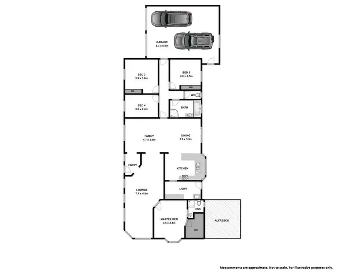 Floorplan of Homely house listing, 19 Kingfisher Drive, West Wodonga VIC 3690