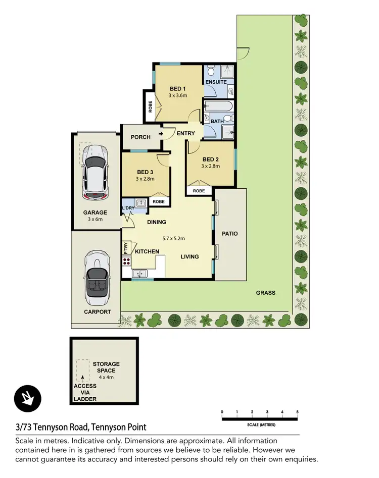 Floorplan of Homely villa listing, 3/73 Tennyson Road, Tennyson Point NSW 2111