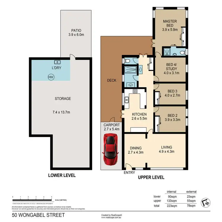 Floorplan of Homely house listing, 50 Wongabel Street, Kenmore QLD 4069