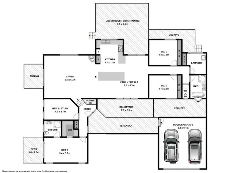 Floorplan of Homely house listing, 39 Fitzpatrick Drive, Staghorn Flat VIC 3691