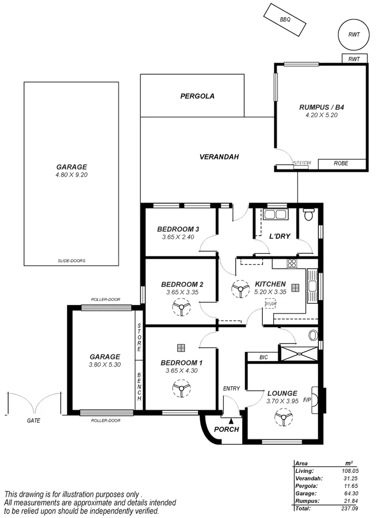 Floorplan of Homely house listing, 2 Jellicoe Street, Broadview SA 5083