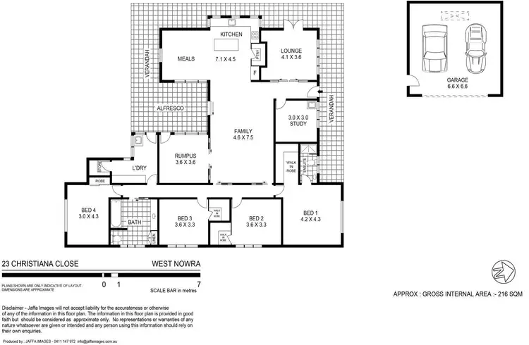 Floorplan of Homely house listing, 23 Christiana Close, West Nowra NSW 2541