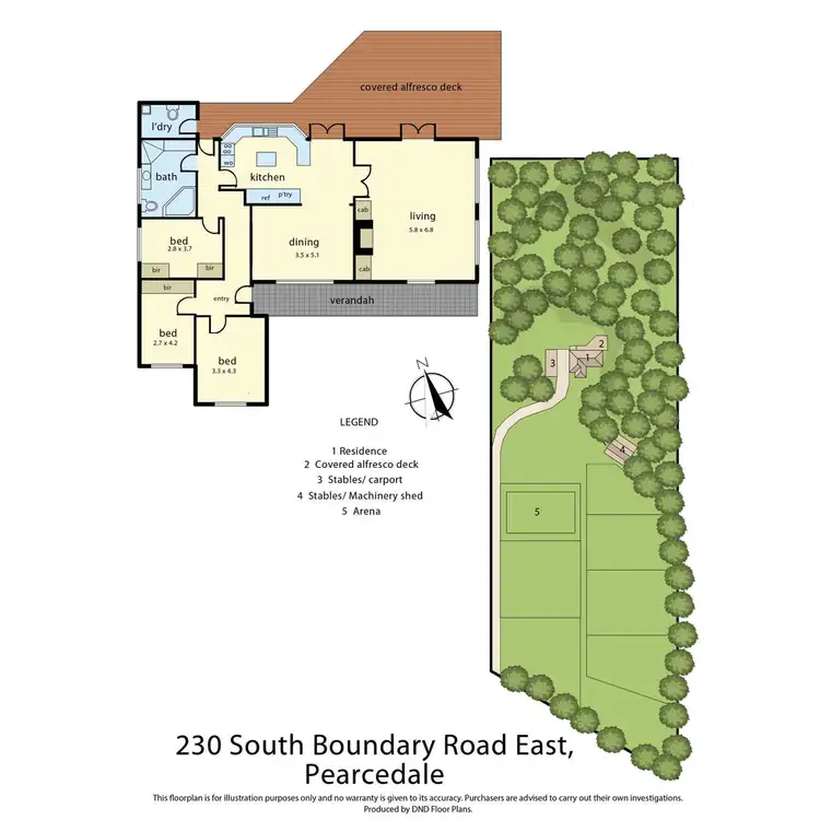 Floorplan of Homely house listing, 230 South Boundary Road, Pearcedale VIC 3912