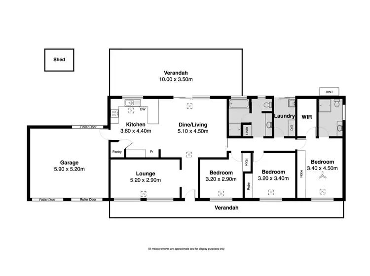 Floorplan of Homely house listing, 52 Rapid Drive, Mccracken SA 5211