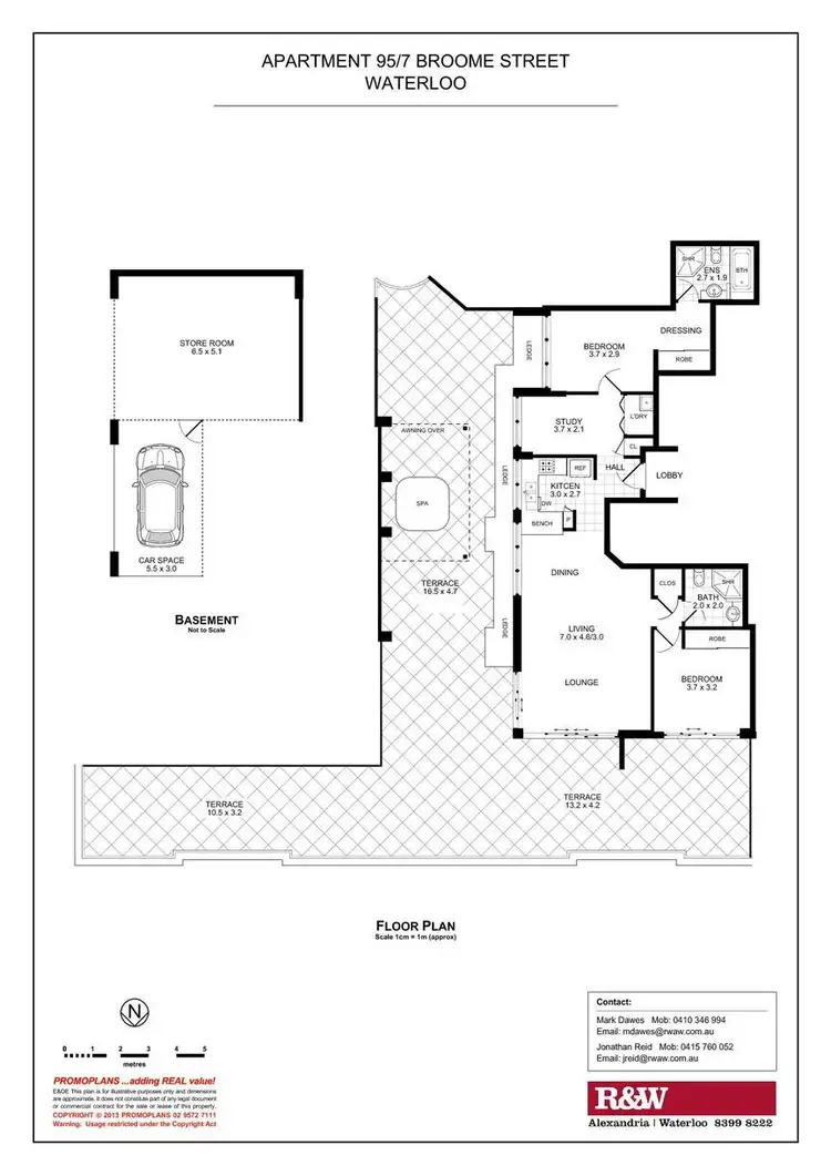Floorplan of Homely apartment listing, 95/7 Broome Street, Waterloo NSW 2017