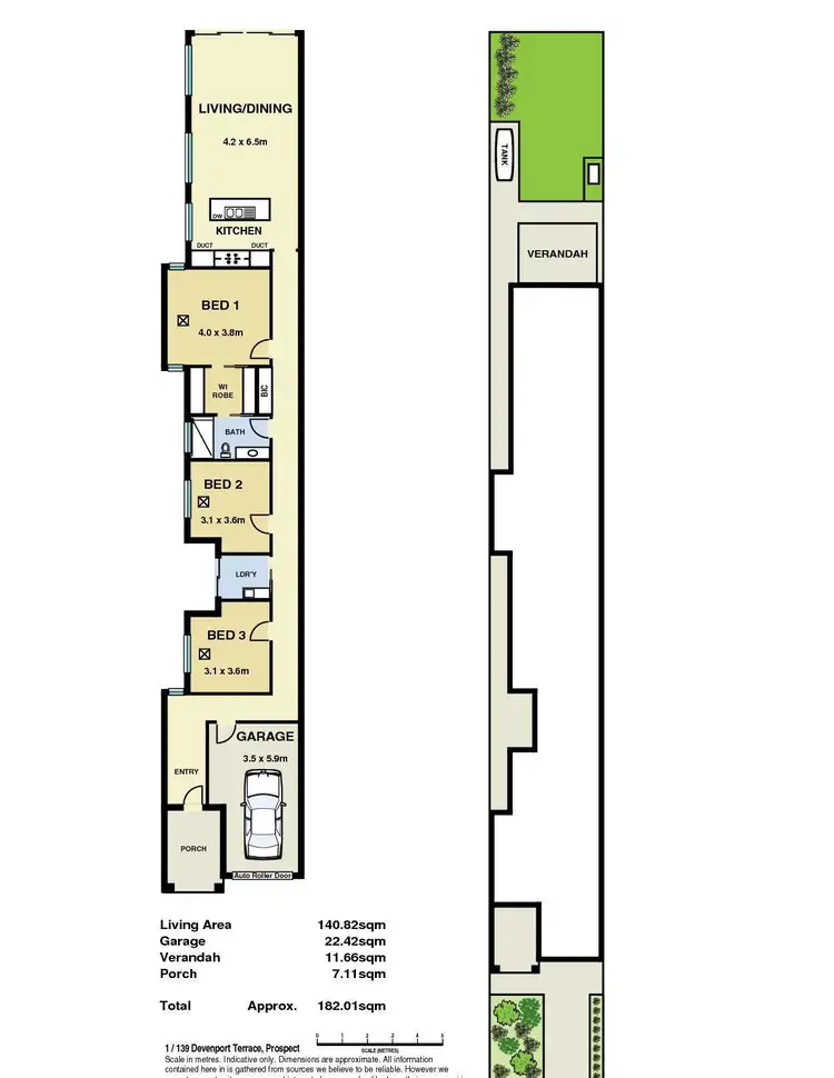 Floorplan of Homely house listing, 1/139 Devonport Terrace, Prospect SA 5082