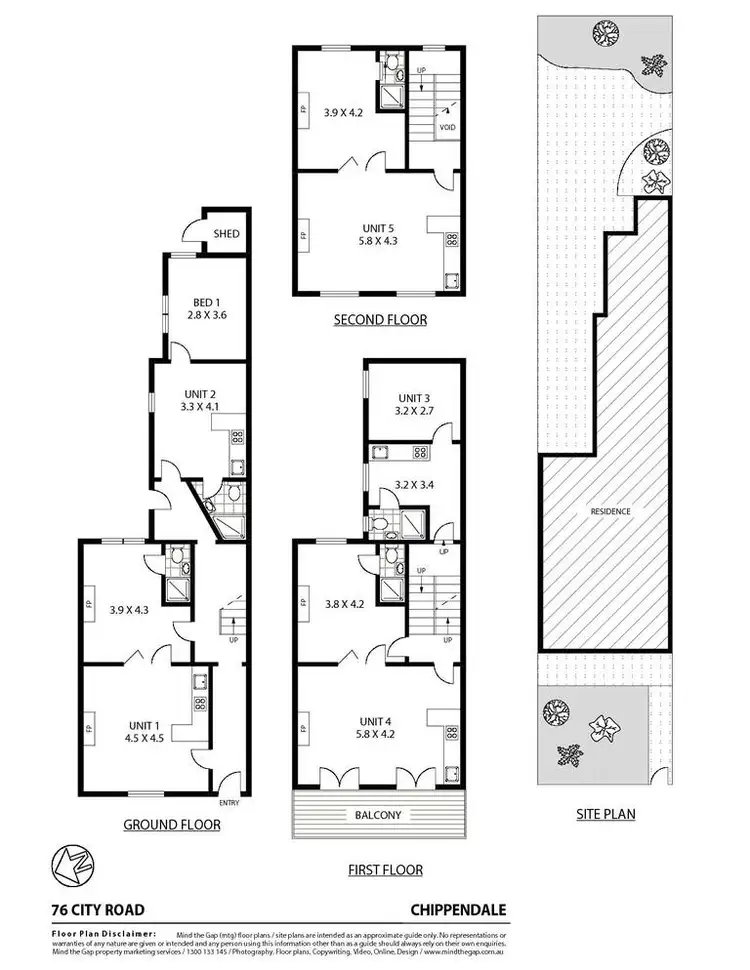 Floorplan of Homely house listing, 76 City Road, Chippendale NSW 2008