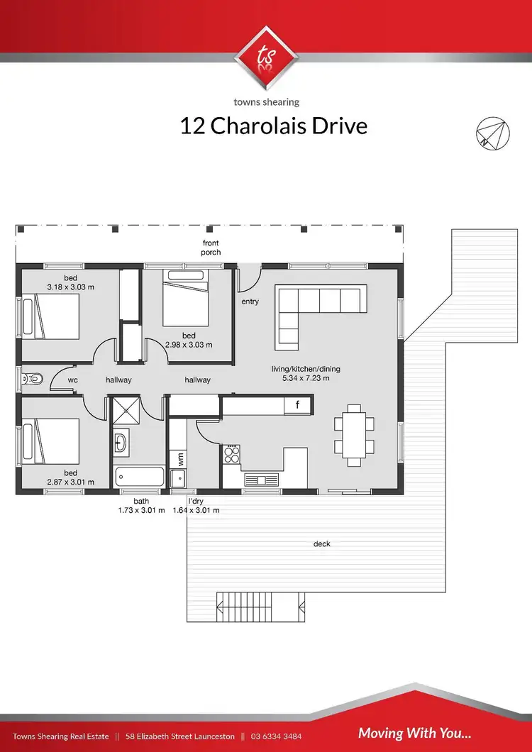 Floorplan of Homely house listing, 12 Charolais Drive, Norwood TAS 7250