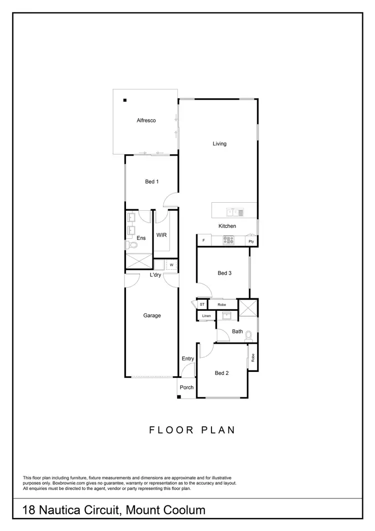 Floorplan of Homely house listing, 18 Nautica Circuit, Mount Coolum QLD 4573
