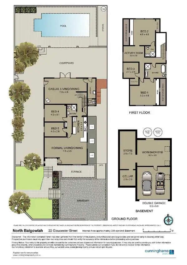 Floorplan of Homely house listing, 22 Gloucester Street, North Balgowlah NSW 2093