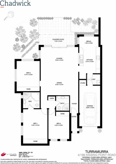 Floorplan of Homely house listing, 4/199 Kissing Point Road, Turramurra NSW 2074