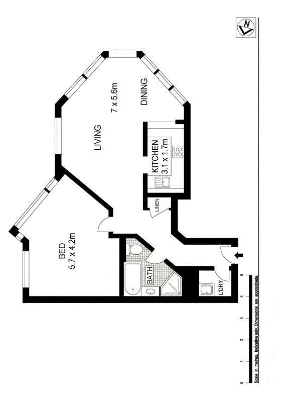 Floorplan of Homely apartment listing, Address available on request