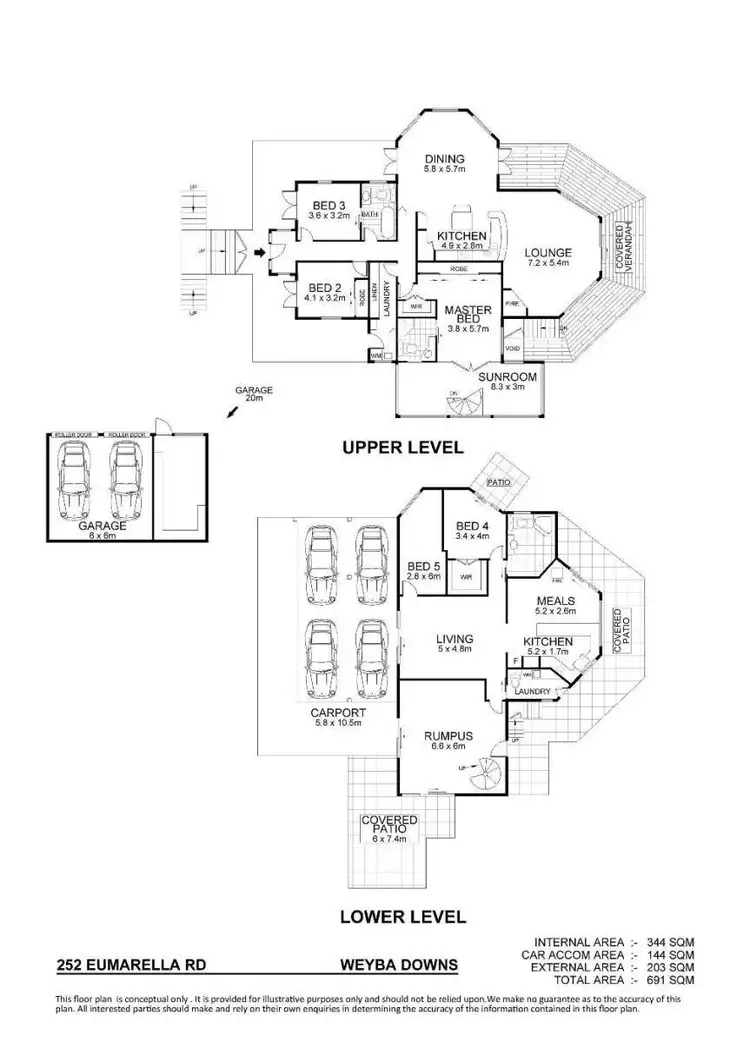 Floorplan of Homely house listing, 252 Eumarella Road, Weyba Downs QLD 4562
