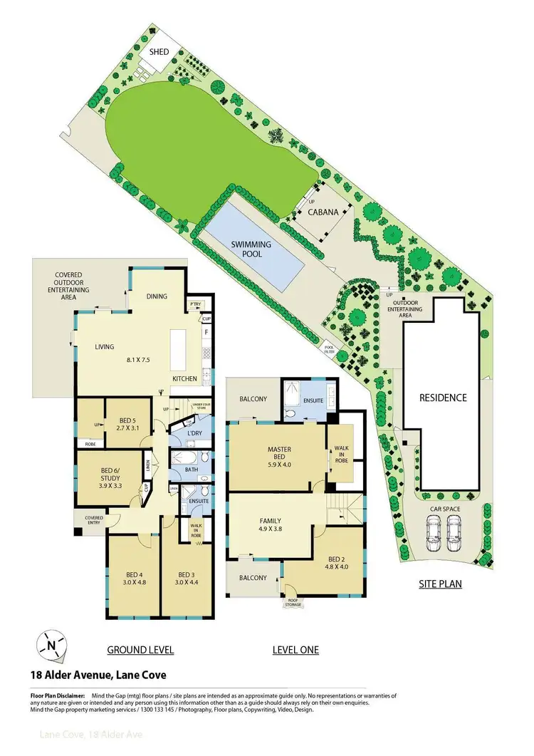 Floorplan of Homely house listing, 18 Alder Avenue, Lane Cove NSW 2066