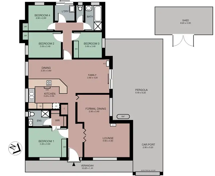 Floorplan of Homely house listing, 16 Elm Drive, Oakbank SA 5243