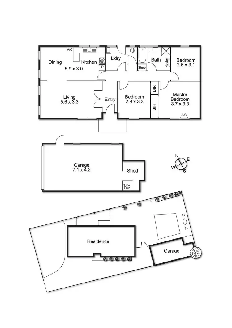 Floorplan of Homely house listing, 2 Moira Avenue, Reservoir VIC 3073