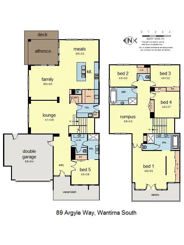 Floorplan of Homely house listing, 89 Argyle Way, Wantirna South VIC 3152