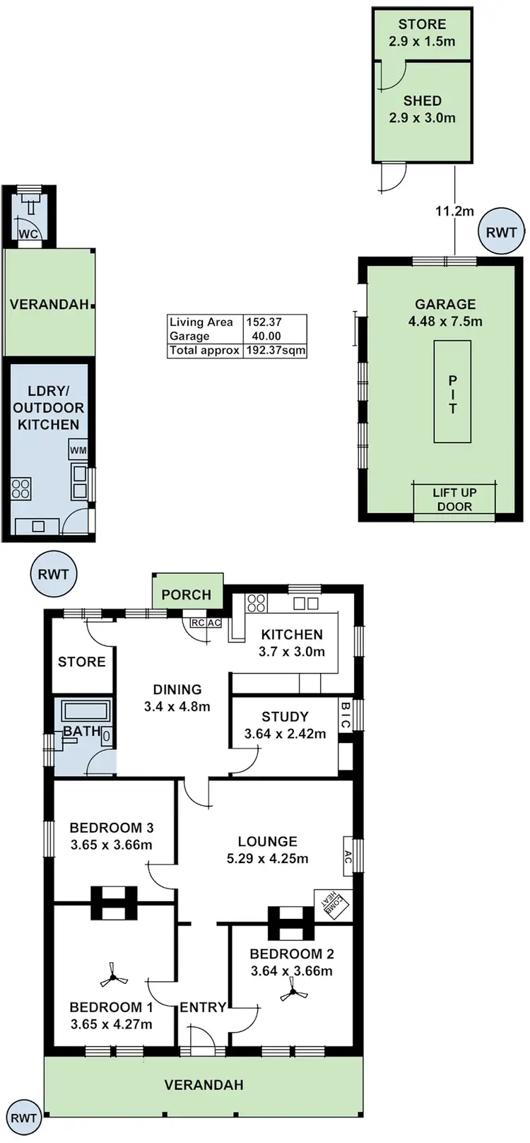 Floorplan of Homely house listing, 48 Windsor Avenue, Woodville Park SA 5011