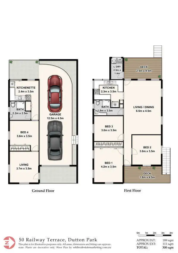 Floorplan of Homely house listing, 50 Railway Terrace, Dutton Park QLD 4102