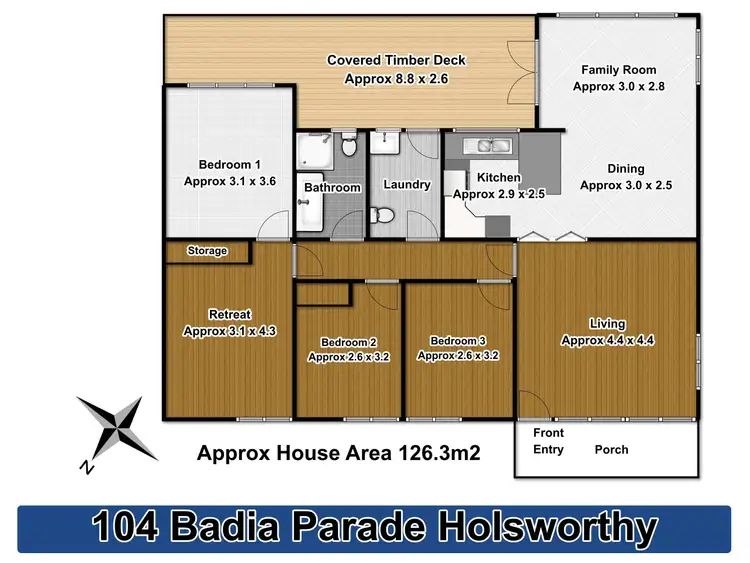 Floorplan of Homely house listing, 104 Bardia Parade, Holsworthy NSW 2173