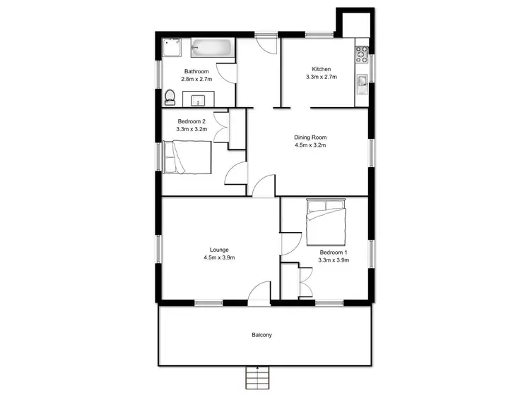 Floorplan of Homely house listing, 25 Jacaranda Street, East Ipswich QLD 4305