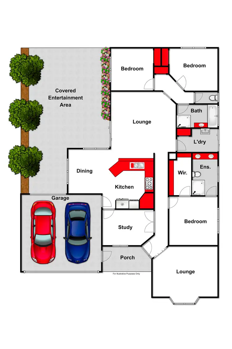 Floorplan of Homely house listing, 135 Clarendon Drive, Somerville VIC 3912