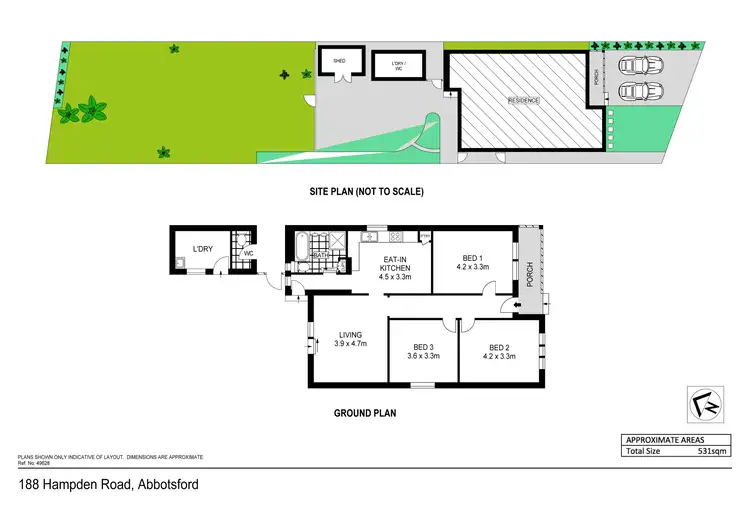 Floorplan of Homely house listing, 188 Hampden Road, Abbotsford NSW 2046