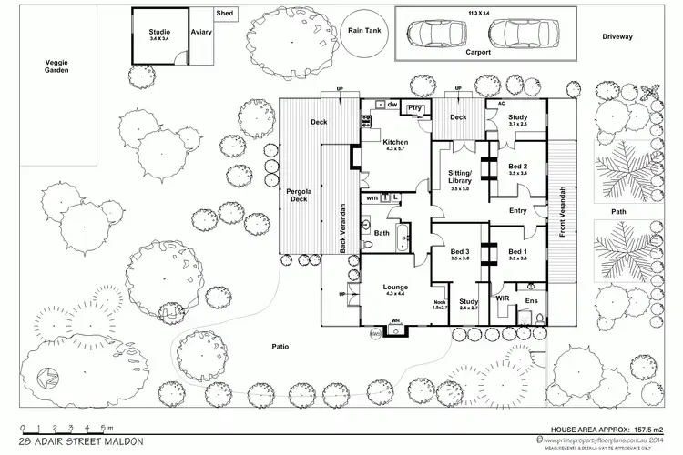 Floorplan of Homely house listing, 28 Adair Street, Maldon VIC 3463