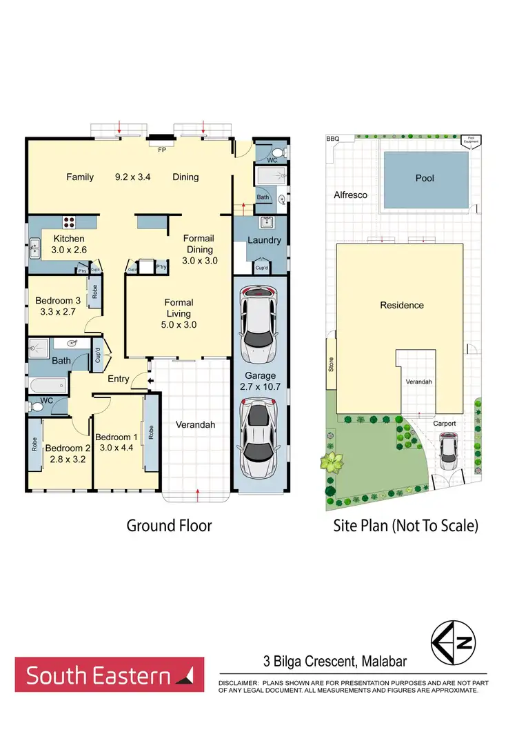 Floorplan of Homely house listing, 3 Bilga Crescent, Malabar NSW 2036