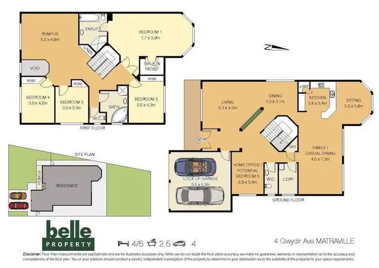 Floorplan of Homely house listing, 4 Gwydir Avenue, Matraville NSW 2036