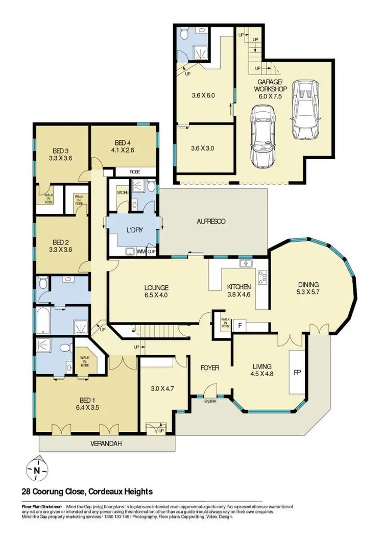 Floorplan of Homely house listing, 28 Coorung Close, Cordeaux Heights NSW 2526