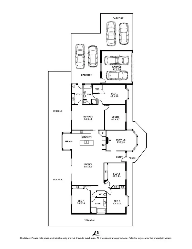 Floorplan of Homely house listing, 34 Rolling Meadows Drive, Sunbury VIC 3429