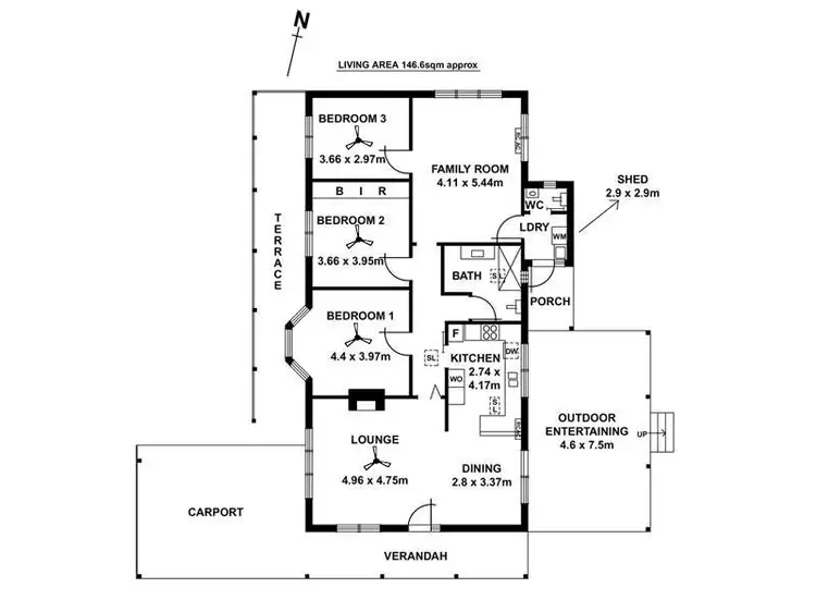Floorplan of Homely house listing, 19 Forest Avenue, Hawthorndene SA 5051