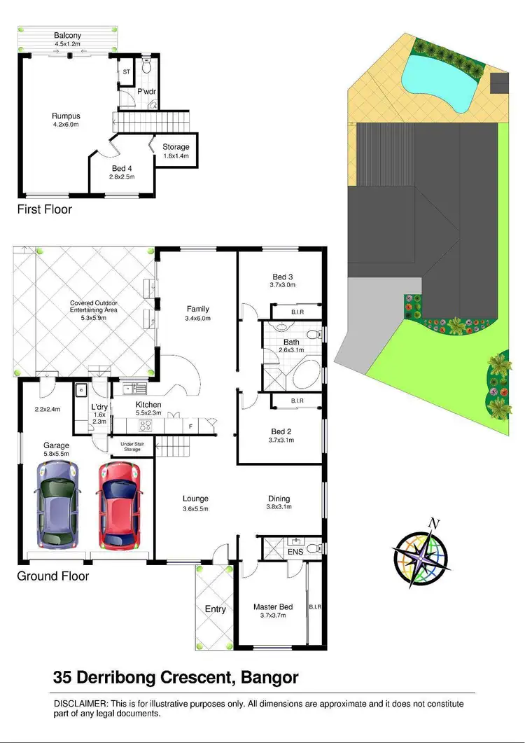 Floorplan of Homely house listing, 35 Derribong Crescent, Bangor NSW 2234