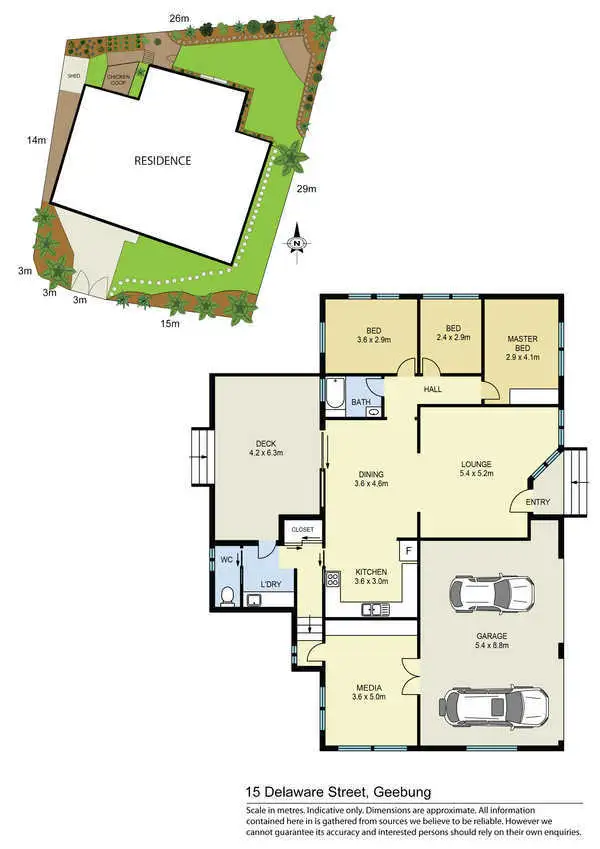 Floorplan of Homely house listing, 15 Delaware Street, Geebung QLD 4034