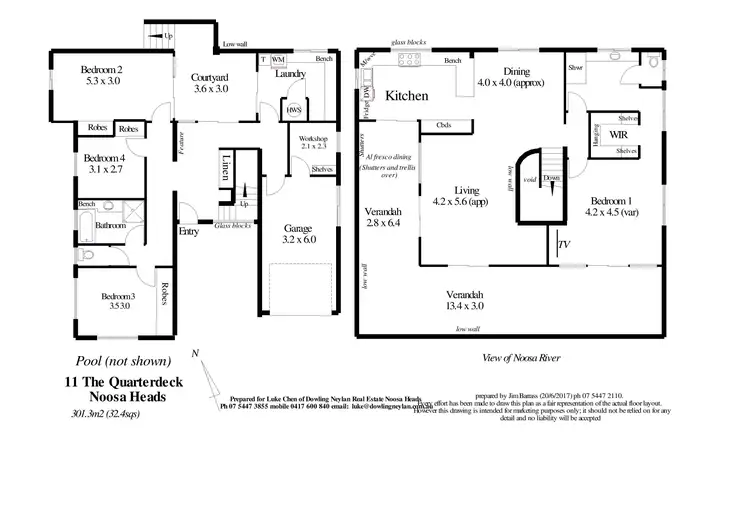 Floorplan of Homely house listing, 11 The Quarterdeck, Noosa Heads QLD 4567