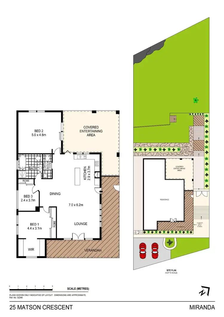 Floorplan of Homely house listing, 25 Matson Crescent, Miranda NSW 2228