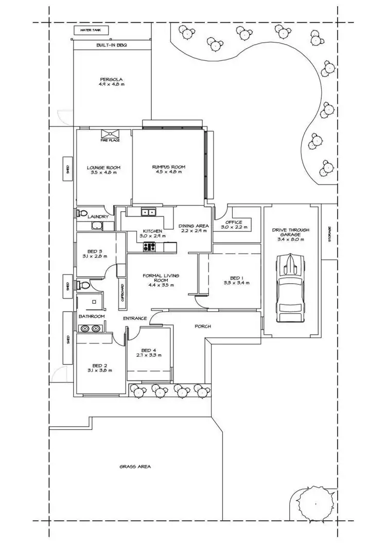 Floorplan of Homely house listing, 5 Thames Street, Woronora NSW 2232