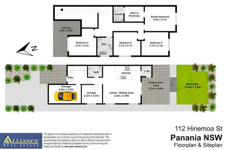 Floorplan of Homely house listing, 112 Hinemoa Street, Panania NSW 2213