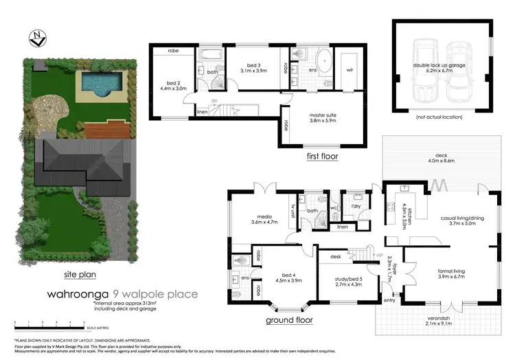 Floorplan of Homely house listing, 9 Walpole Place, Wahroonga NSW 2076