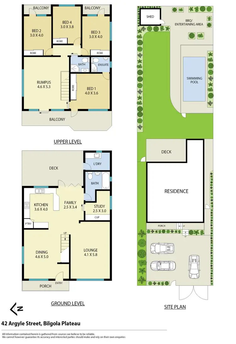 Floorplan of Homely house listing, 42 Argyle Street, Bilgola Plateau NSW 2107