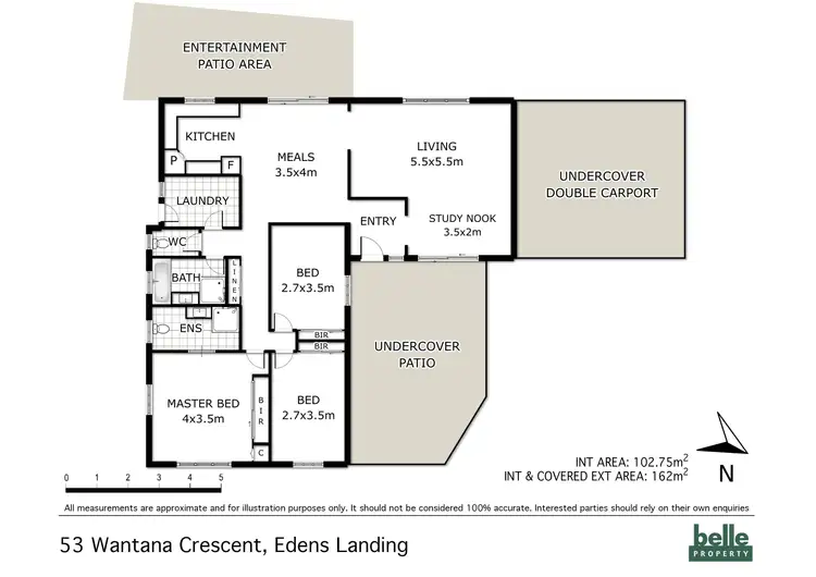 Floorplan of Homely house listing, 53 Wantana Crescent, Edens Landing QLD 4207