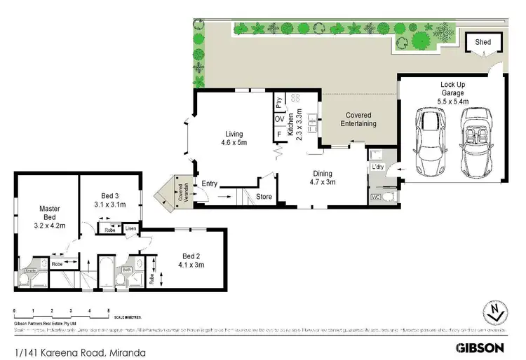 Floorplan of Homely townhouse listing, 1/141 Kareena Road, Miranda NSW 2228