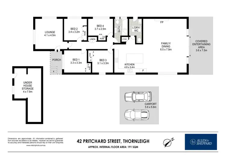 Floorplan of Homely house listing, 42 Pritchard Street, Thornleigh NSW 2120