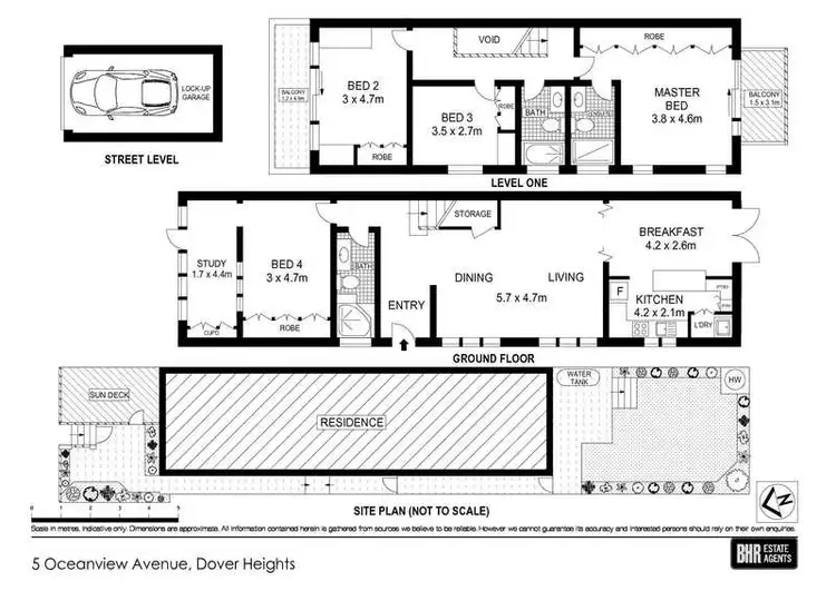 Floorplan of Homely house listing, 5 Oceanview Avenue, Dover Heights NSW 2030