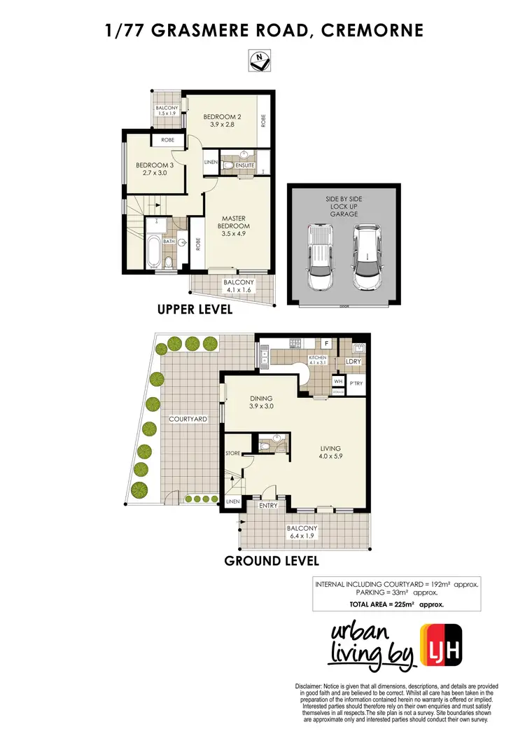 Floorplan of Homely unit listing, 1/77 Grasmere Road, Cremorne NSW 2090